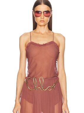 CHLOE: TULLE TANK TOP